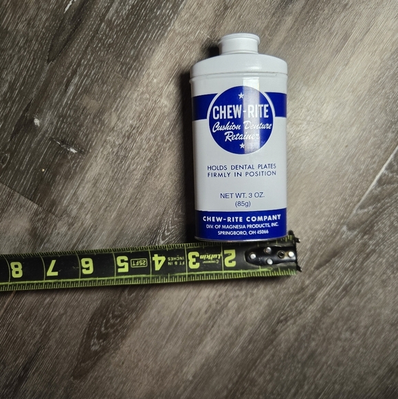 Chew-Rite Cushion Denture Powder NOS-NEW Movie Prop‎ - Picture 4 of 4